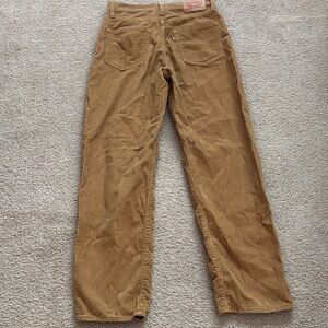 Levi's 94 Tan/Brown Corduroy Straight-Leg Pants size 26